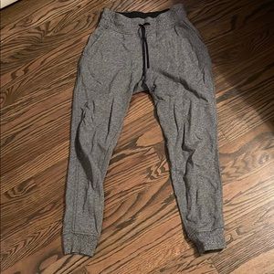 Heather Gray LuluLemon Warm Down Jogger 2